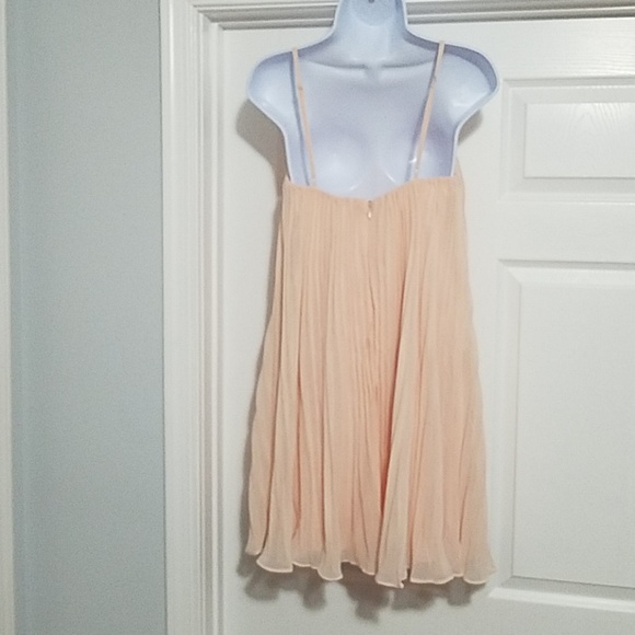 Minuet Pleated Spaghetti Strap Dress - Picture 3 of 4